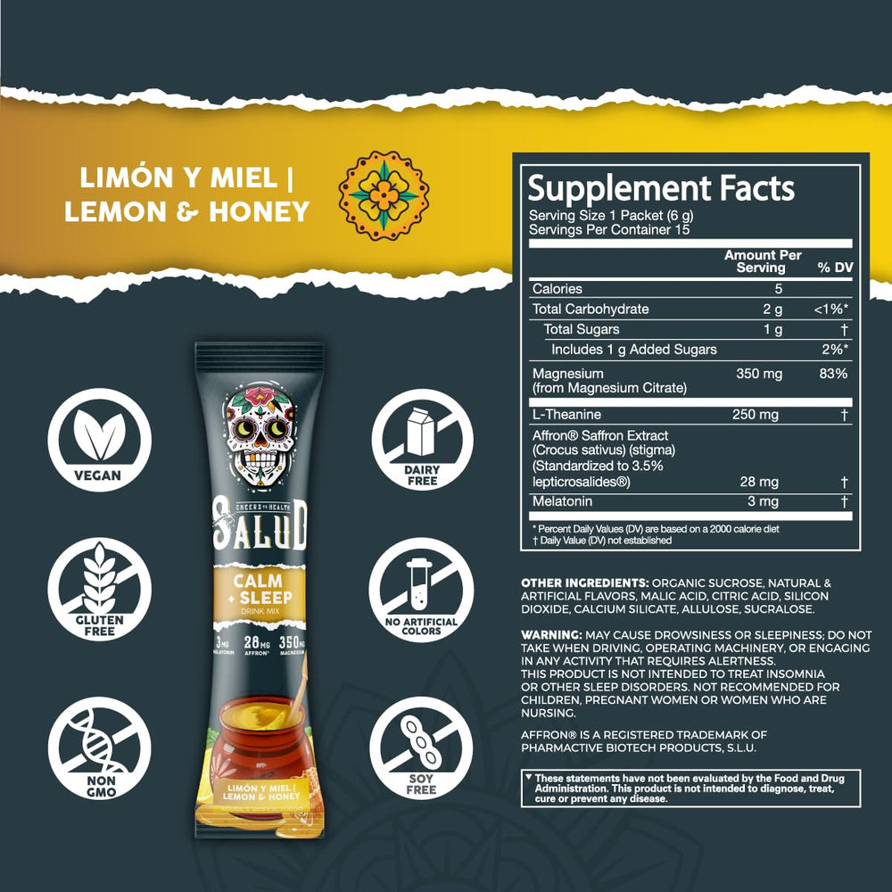 Nutrition note showing 1g sugar and 5 calories per serving.