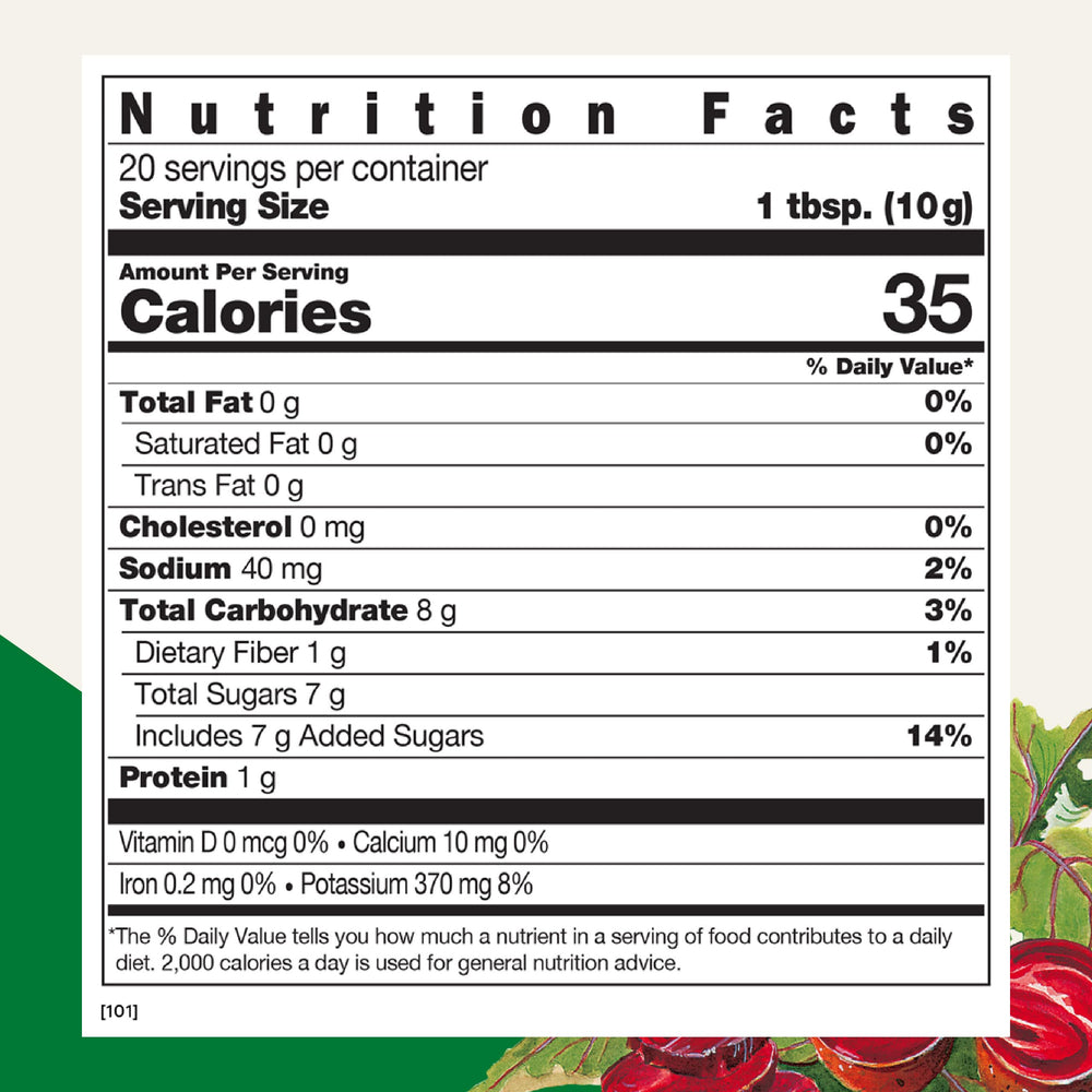 Beet root powder dissolving in water