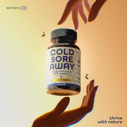 Natural cold sore supplement imagery – Samara Lysine product