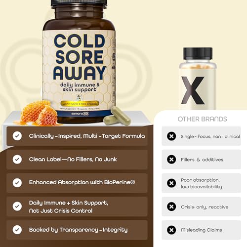 Zinc picolinate and bee propolis in lysine cold sore supplement