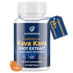 Samarogen Kava Kava Capsules bottle with 60 softgels