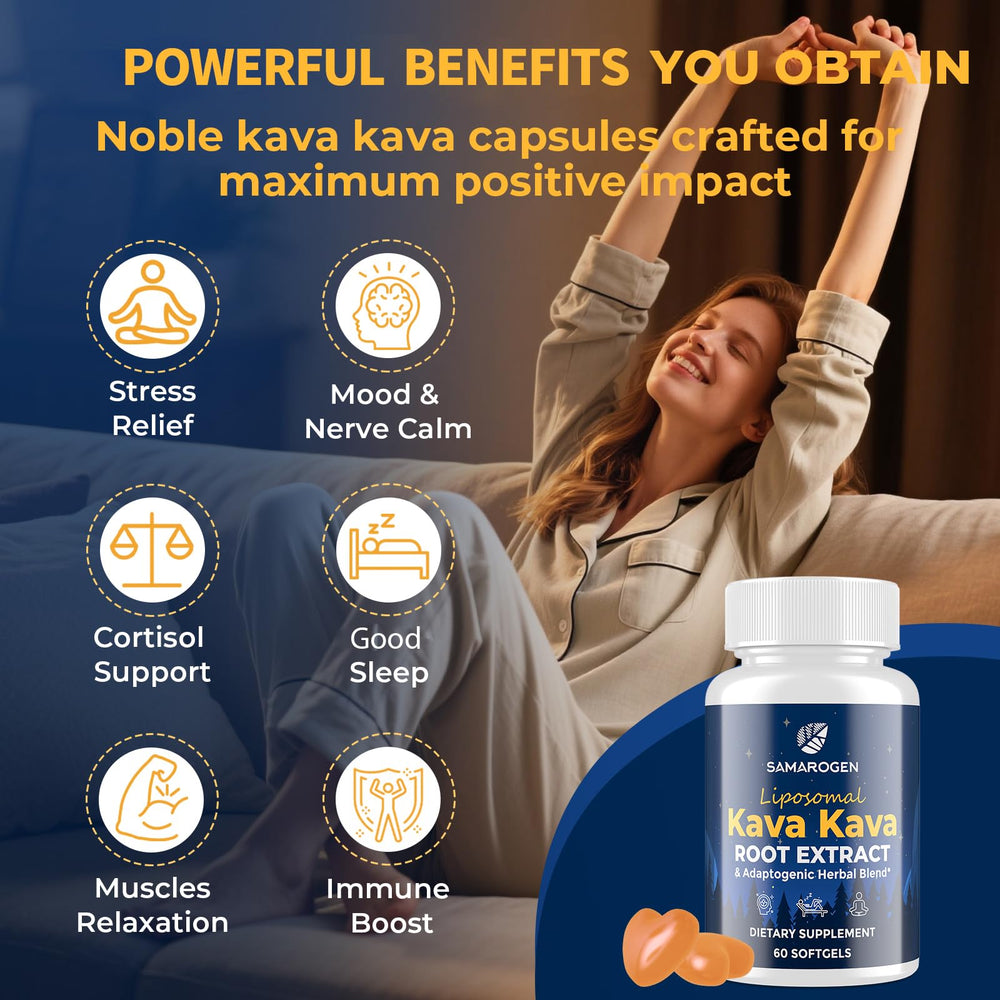 Liposome-encapsulated 55% kavalactones render fast-acting kava capsules
