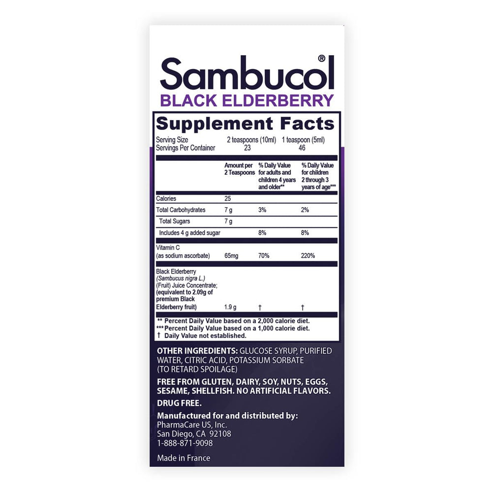 The original Sambucol elderberry brand history