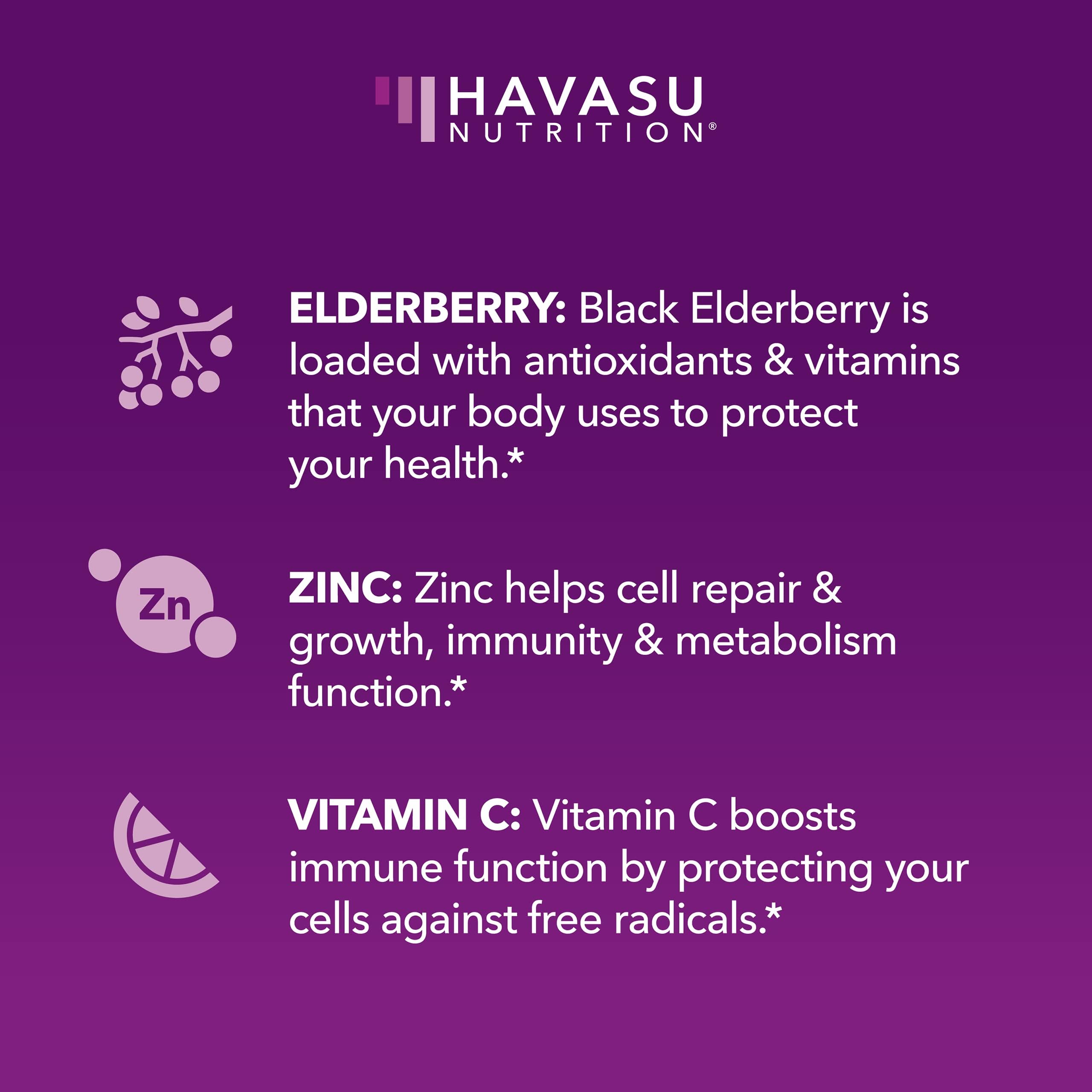 60-count bottle of Sambucus Elderberry Gummies