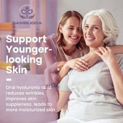 Close-up of hyaluronic acid capsules