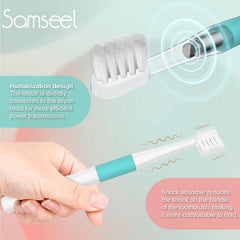 Dense synthetic resin bristles for sensitive teeth