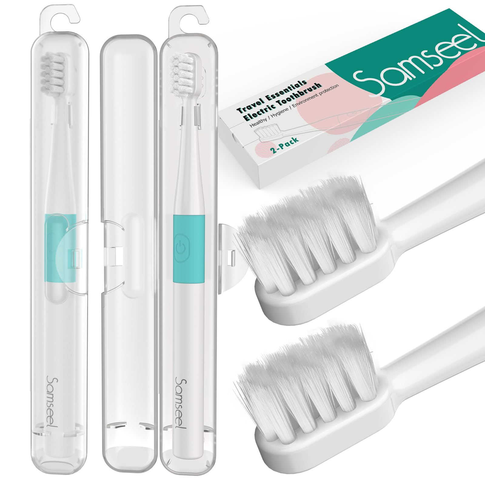 Samseel Sonic Electric Toothbrush travel compact design