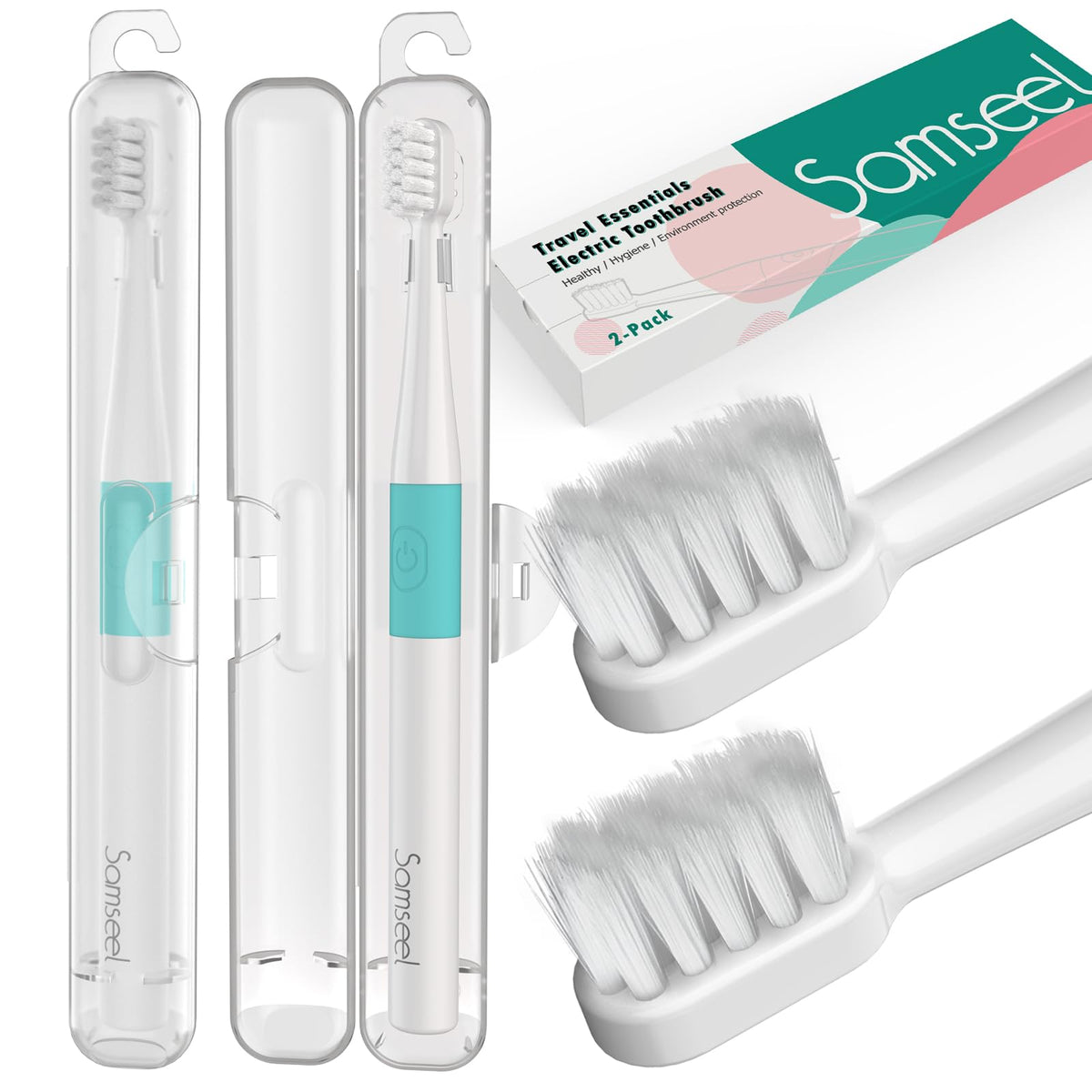 Samseel Sonic Electric Toothbrush travel compact design