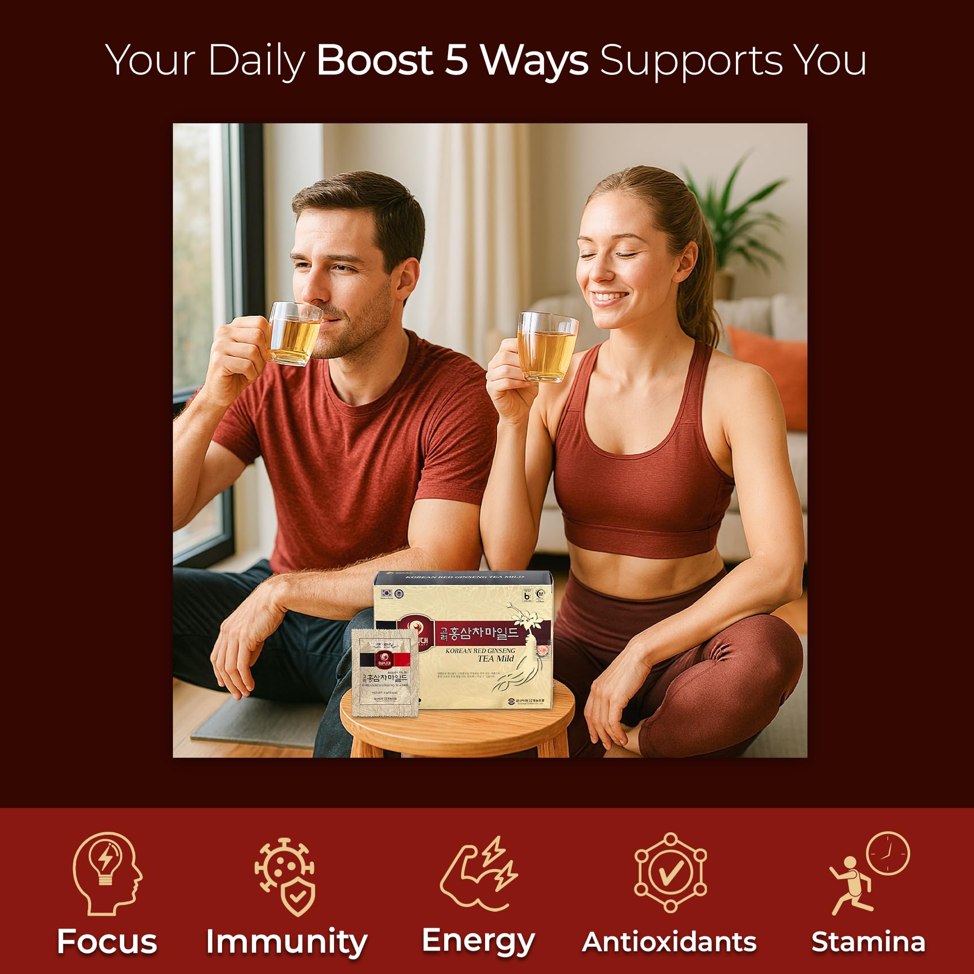 Heritage: Made in Korea with six-year-grown red ginseng