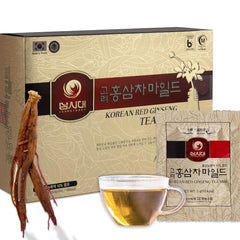 SAMSIDAE Korean Panax Red Ginseng Instant Tea box of 50 sachets