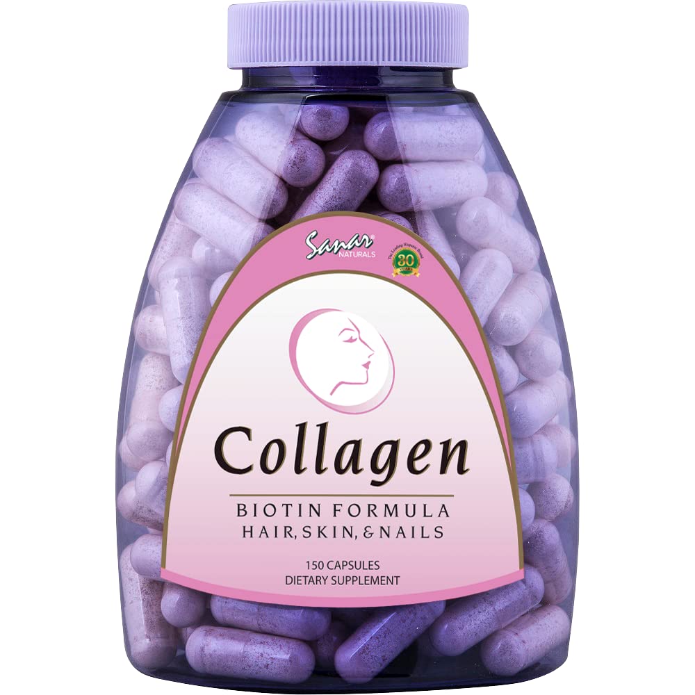 Sanar Naturals Collagen Pills bottle on white background