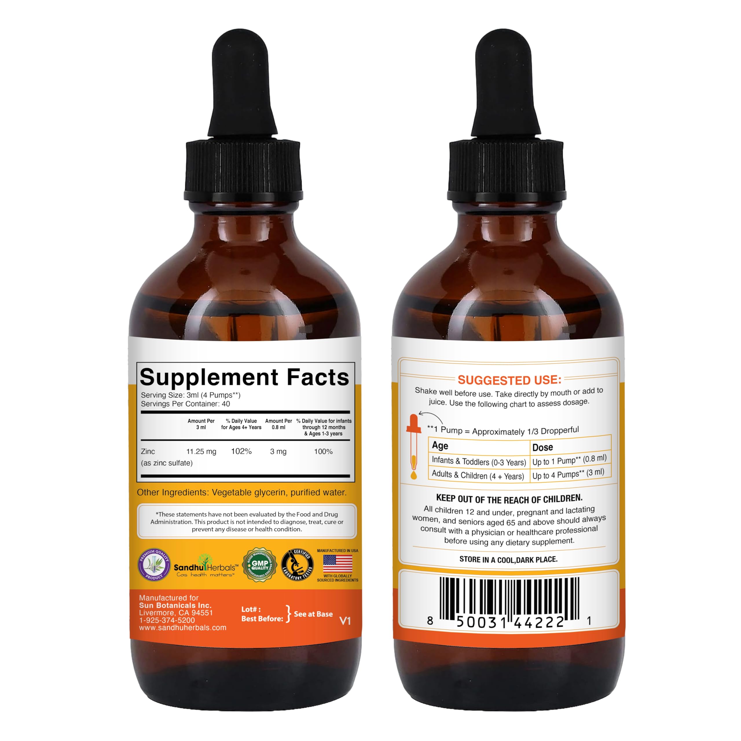 High absorption liquid zinc illustration