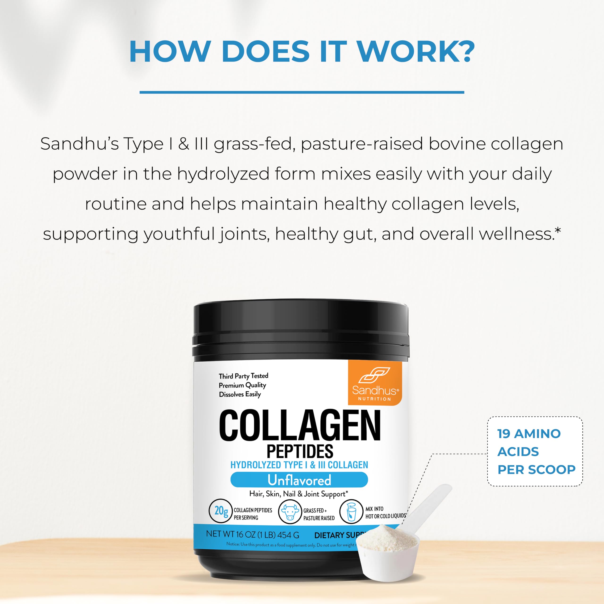 NSF-certified facility seal on bottle