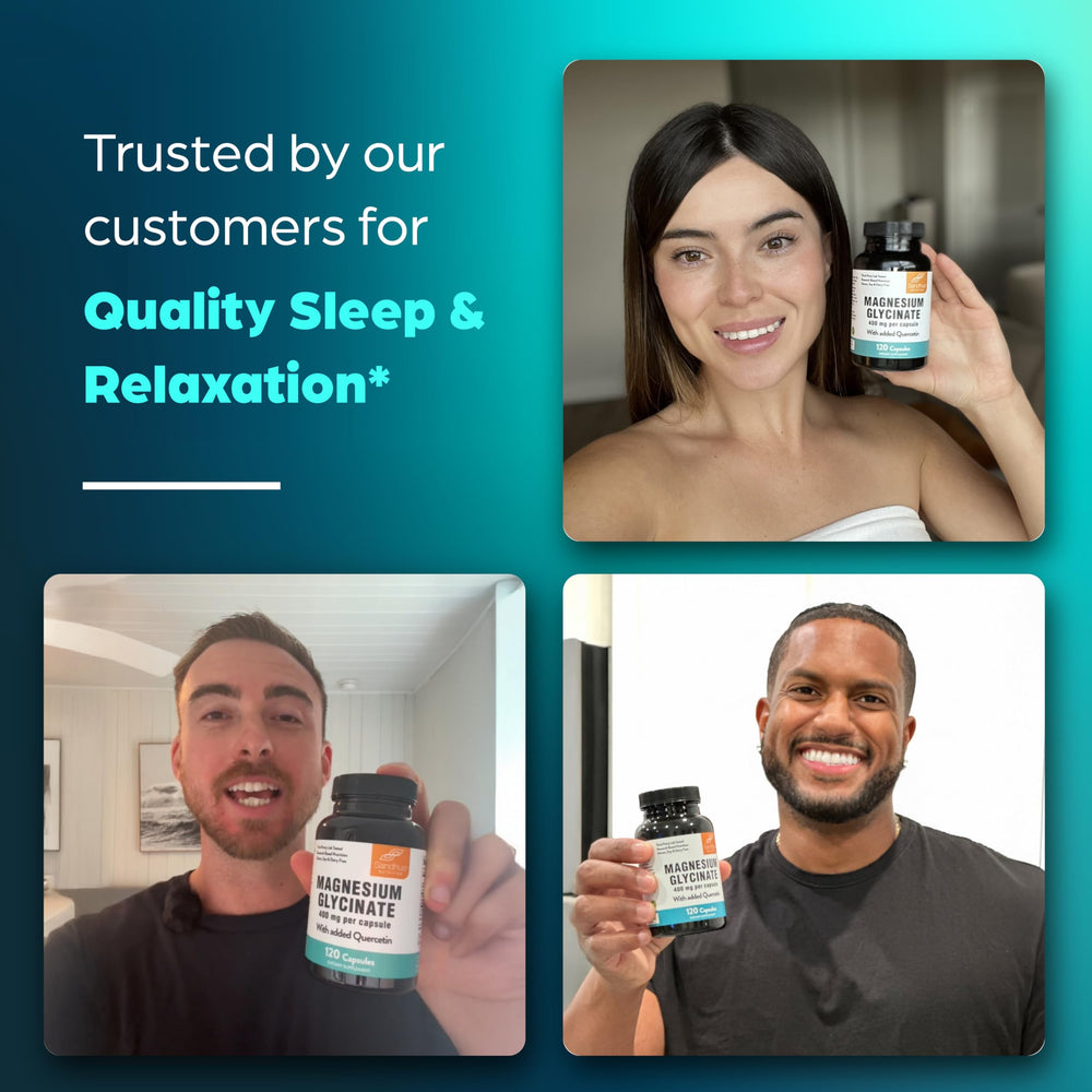 Gluten-free, soy-free, dairy-free magnesium glycinate capsules