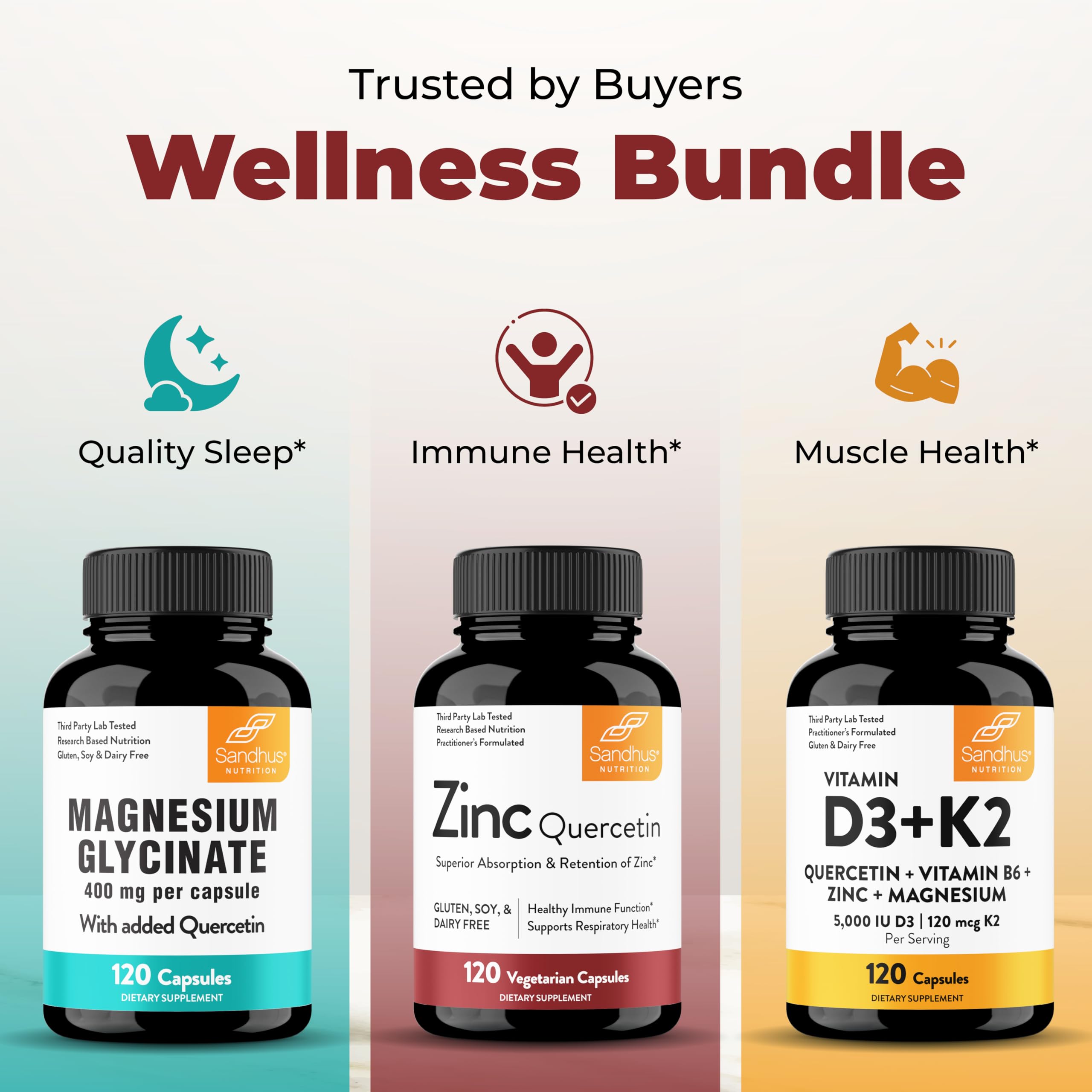 Capsules representing immune support for Zinc Quercetin