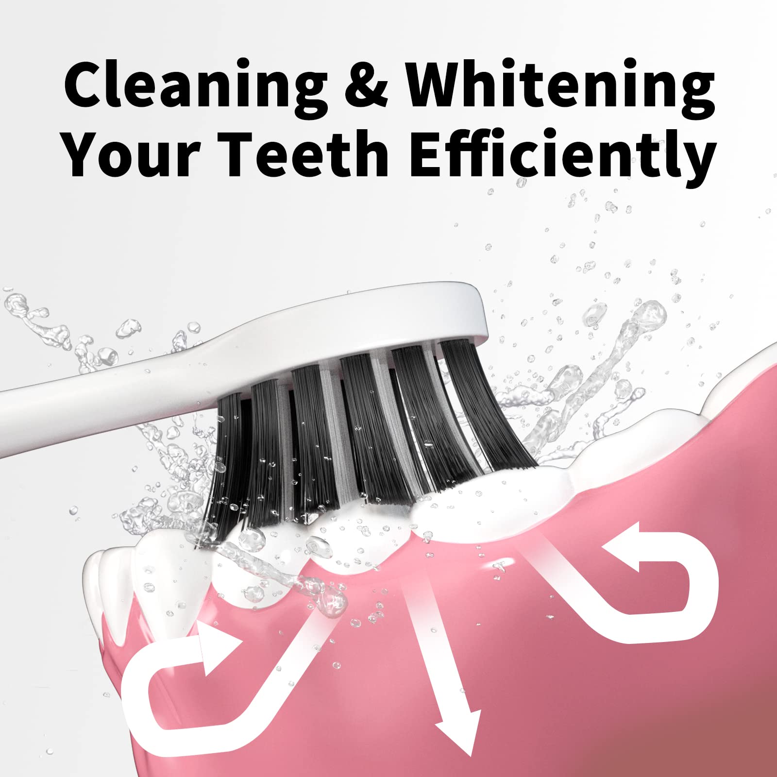 Sanitary packaging for Gleem replacement heads with dust cover