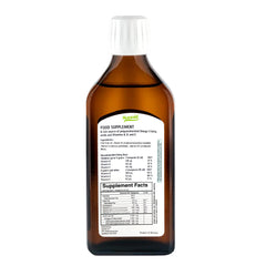 Diagram illustrating Omega-3 fatty acids and EPA associated with Sanniti Cod Liver Oil