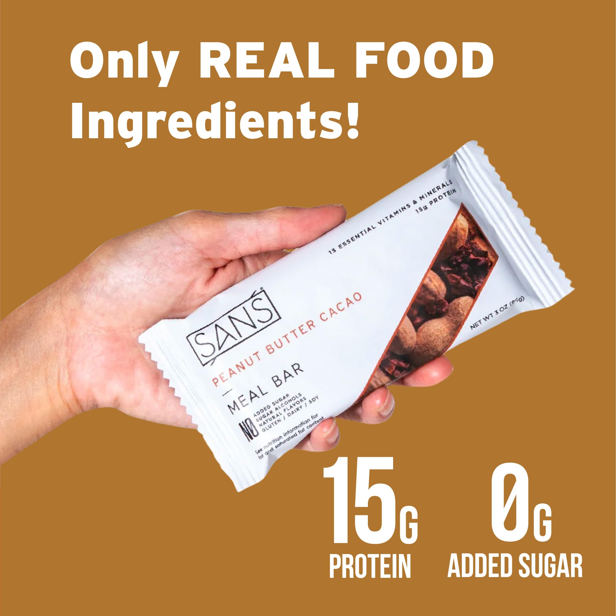SANS dairy-free icon beside the product label