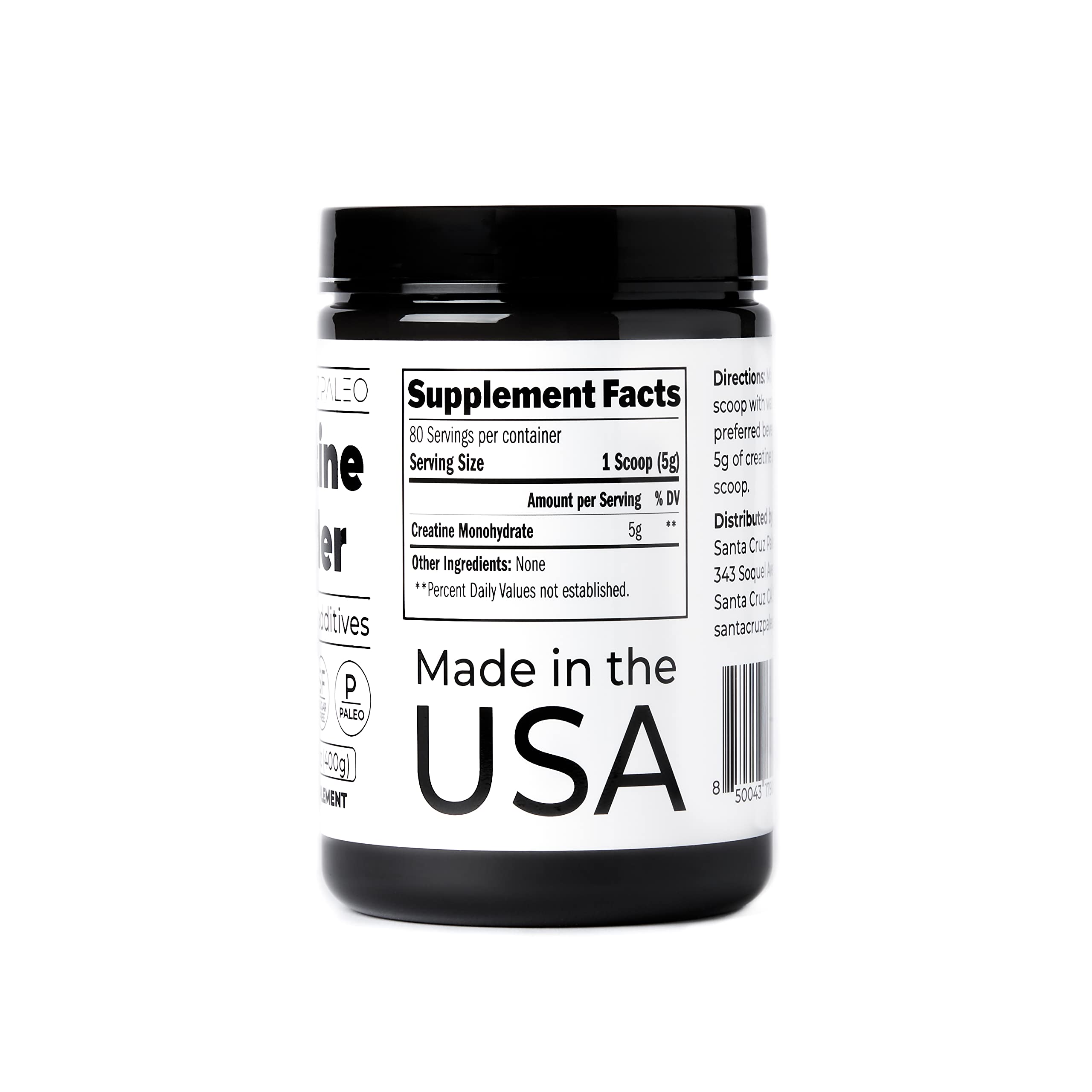 Close-up of container with label