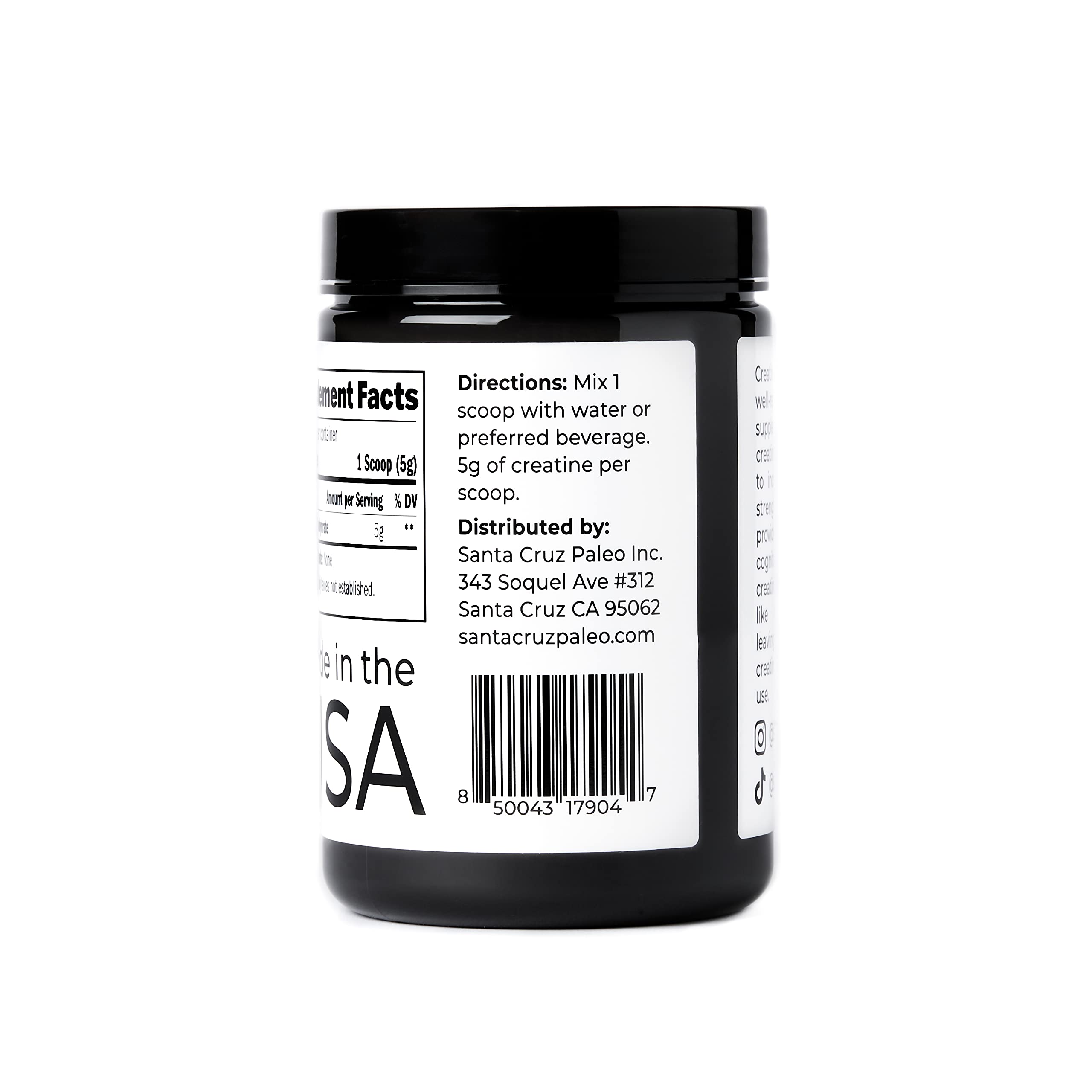 Keto, Paleo and sugar-free symbols on the package