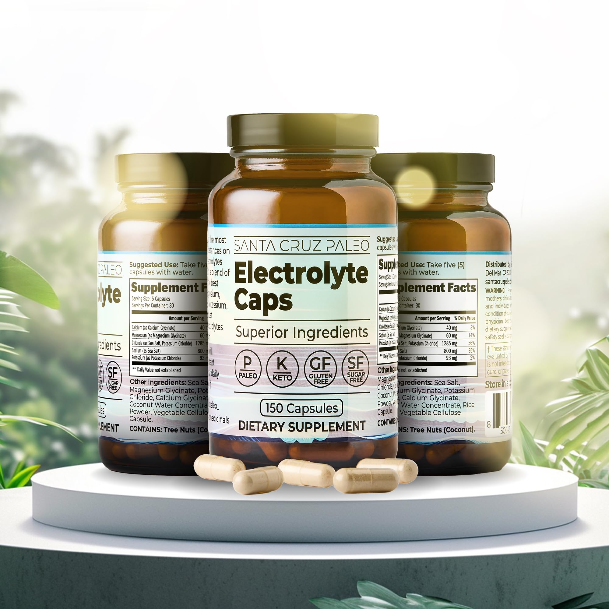 Active day setting with Santa Cruz Paleo hydration capsules