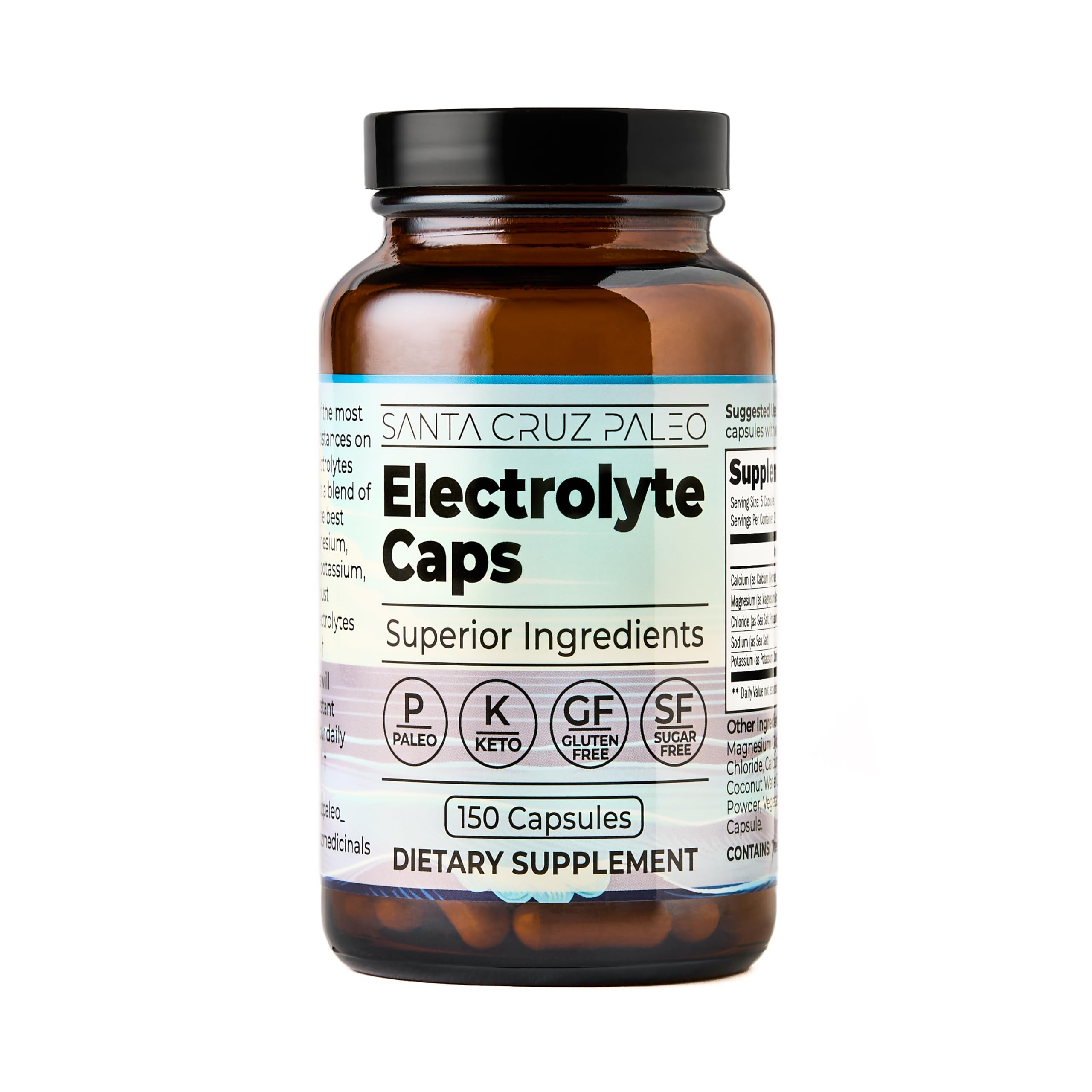 Label highlights zero sugar and no artificial additives in Santa Cruz Paleo