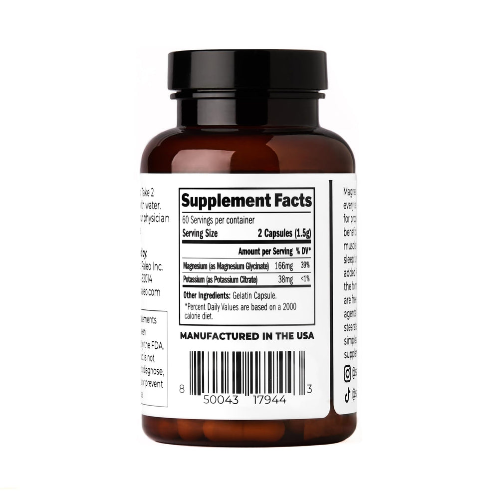 Label highlighting gluten-free, sugar-free, paleo and keto compatibility