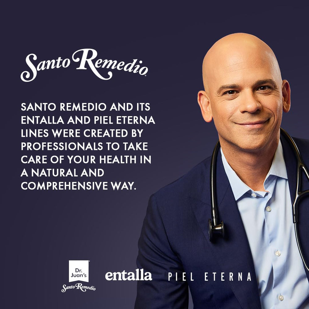 Lifestyle image showing Santo Remedio product