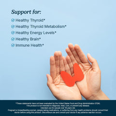 Supplement facts panel of Thyroid Plus