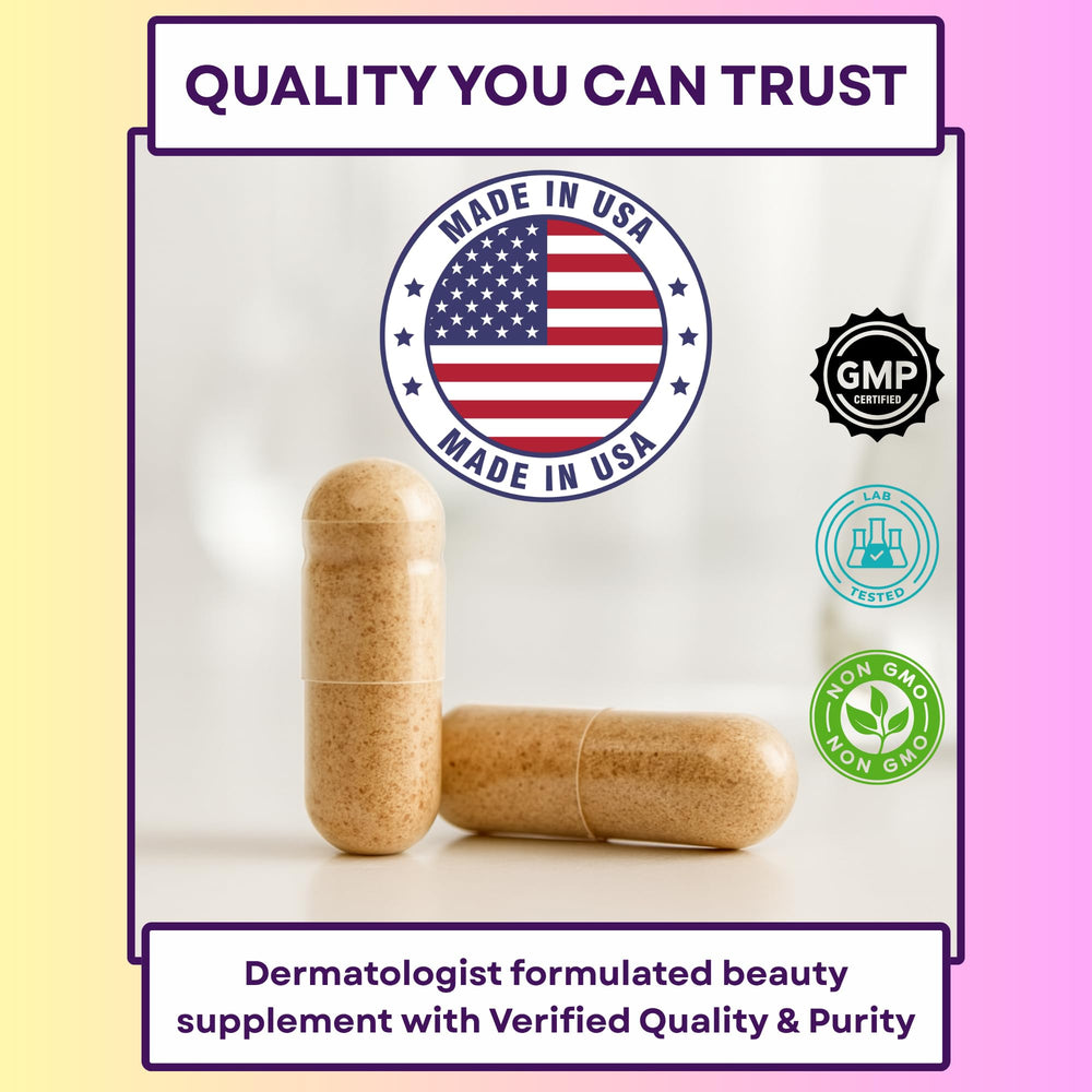 Graphic for hair growth and nail strength