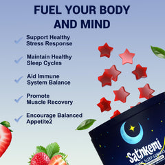 Non-GMO and gluten-free Satnkemi sleep gummies