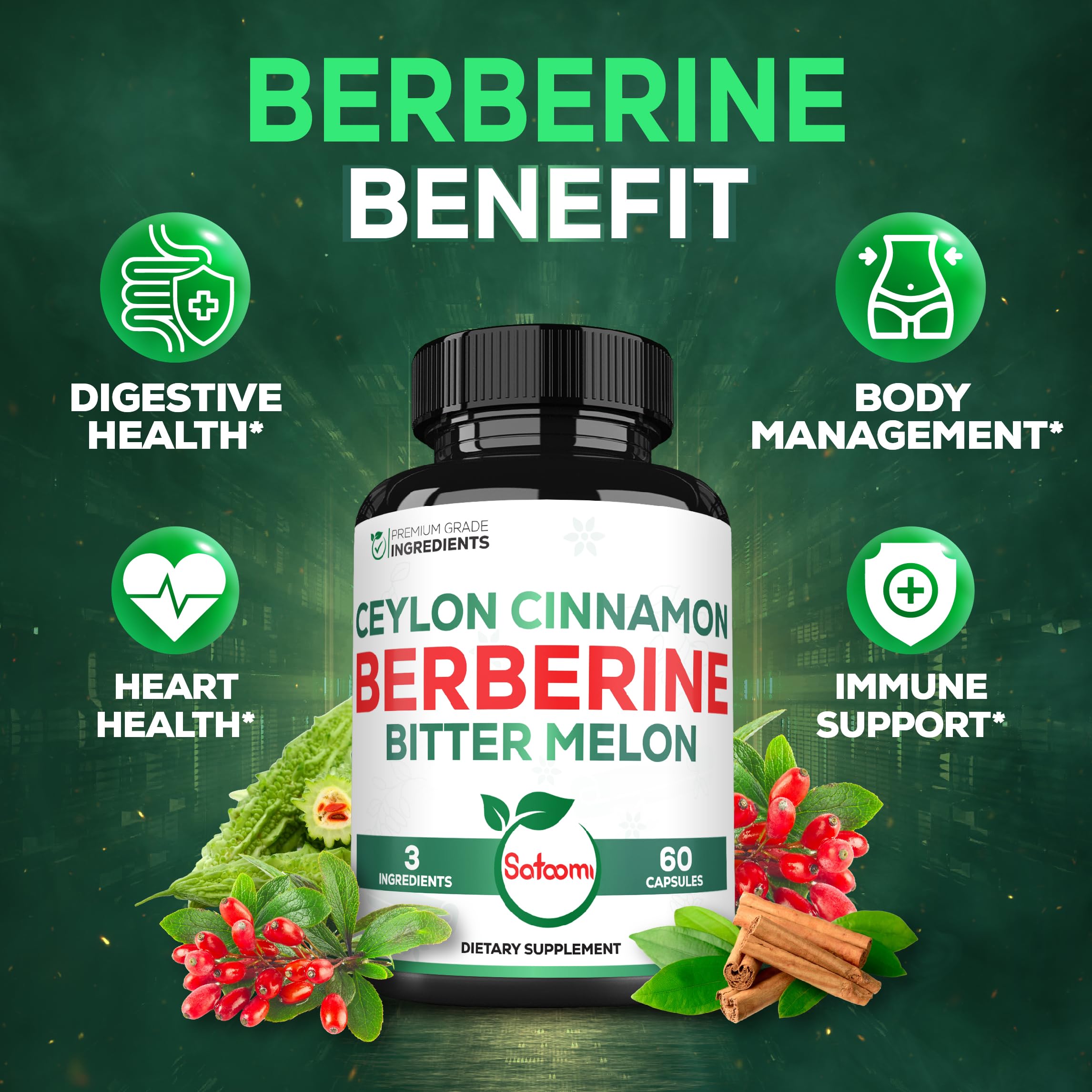 Vegan, gluten-free, non-GMO capsule bottle