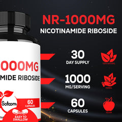Full 60 capsules per bottle of NR 1000mg