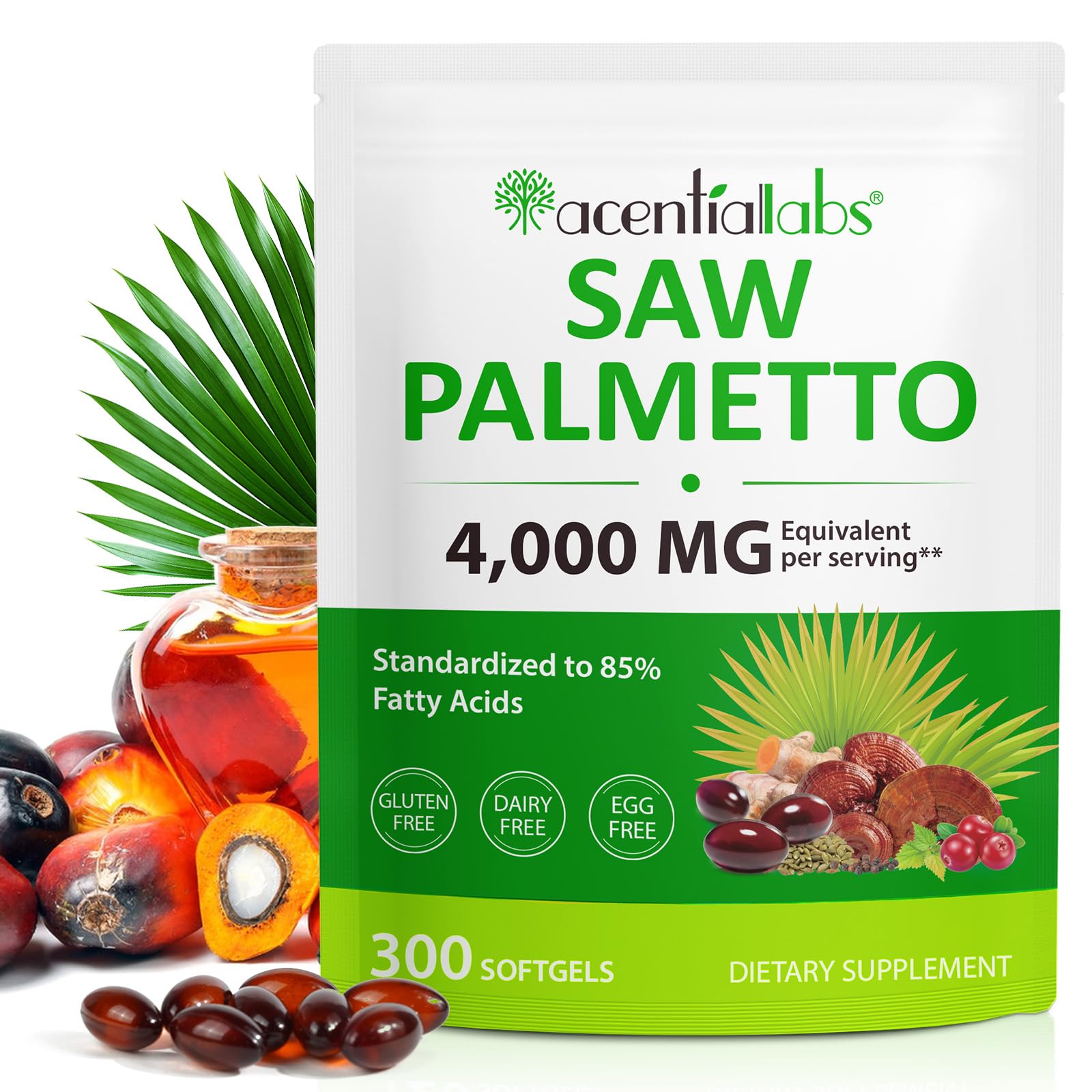 Bottle of Saw Palmetto for Men softgels