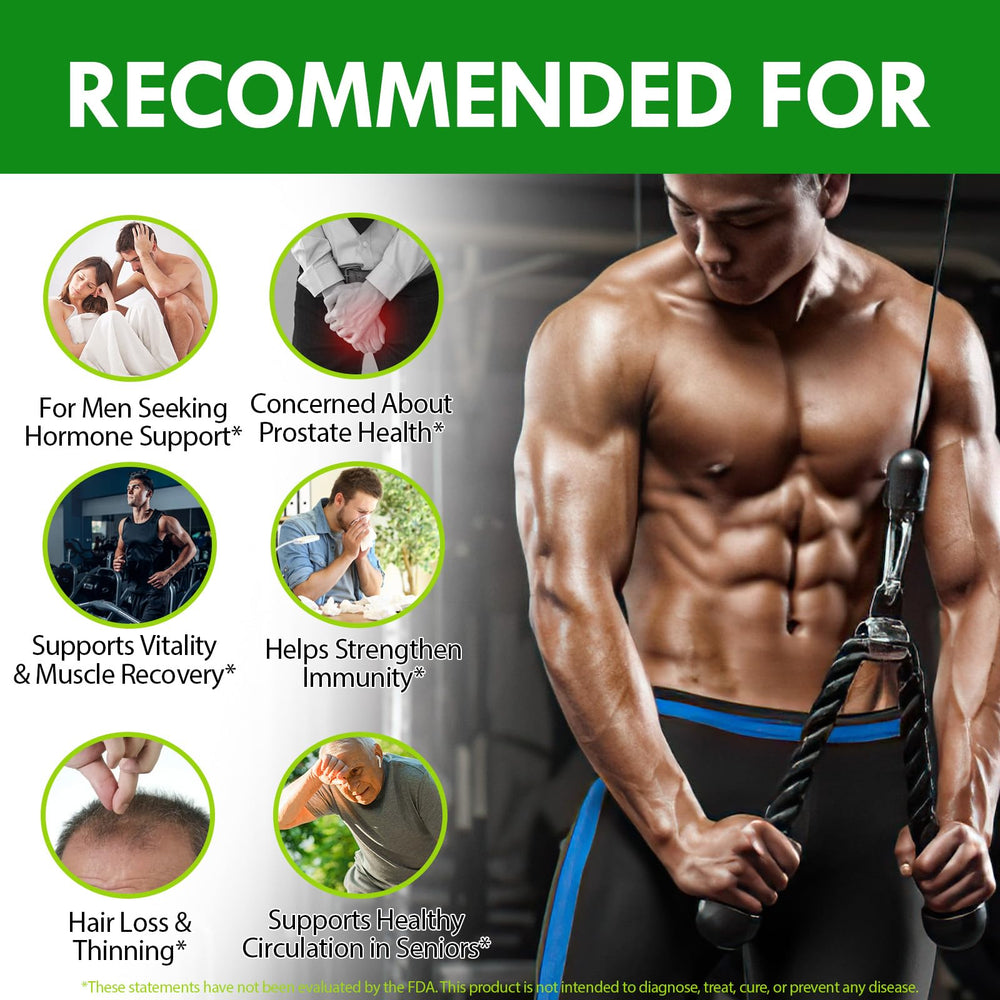 Ingredients highlight: pumpkin seed oil, stinging nettle leaf, fenugreek