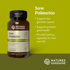 Saw Palmetto supplement promoting hormone balance