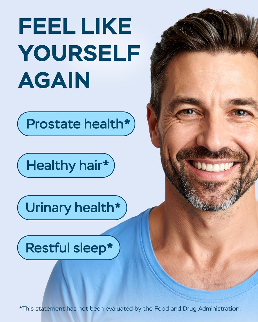 Saw palmetto supplement for prostate health and hair support