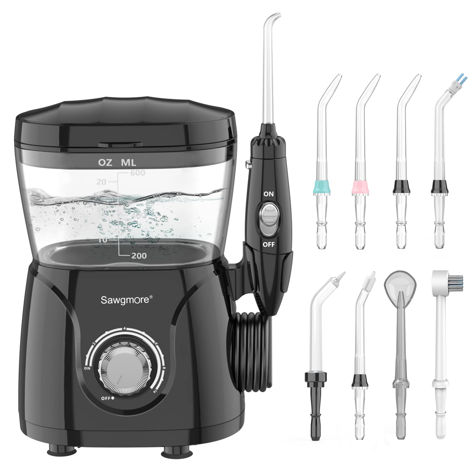 Sawgmore FC166 Water Flosser Black front view