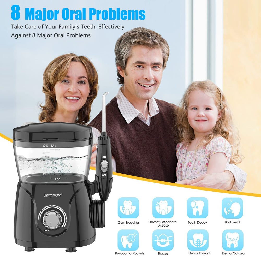 Sawgmore FC166 Water Flosser Black side view