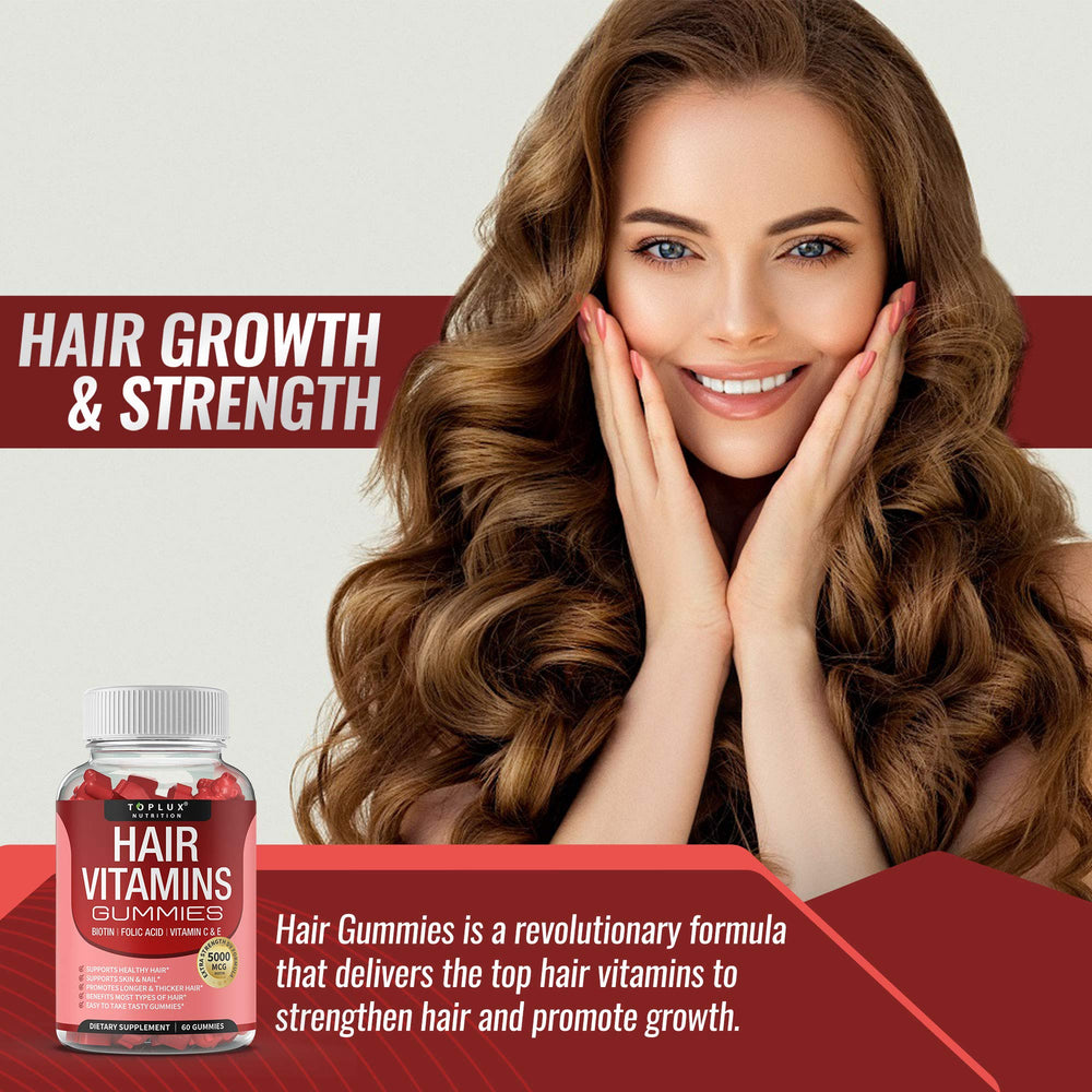 Scalp nourishment from hair vitamin gummies