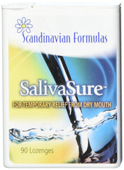 Scandinavian Formulas Salivasure Lozenges packaging, 90 count