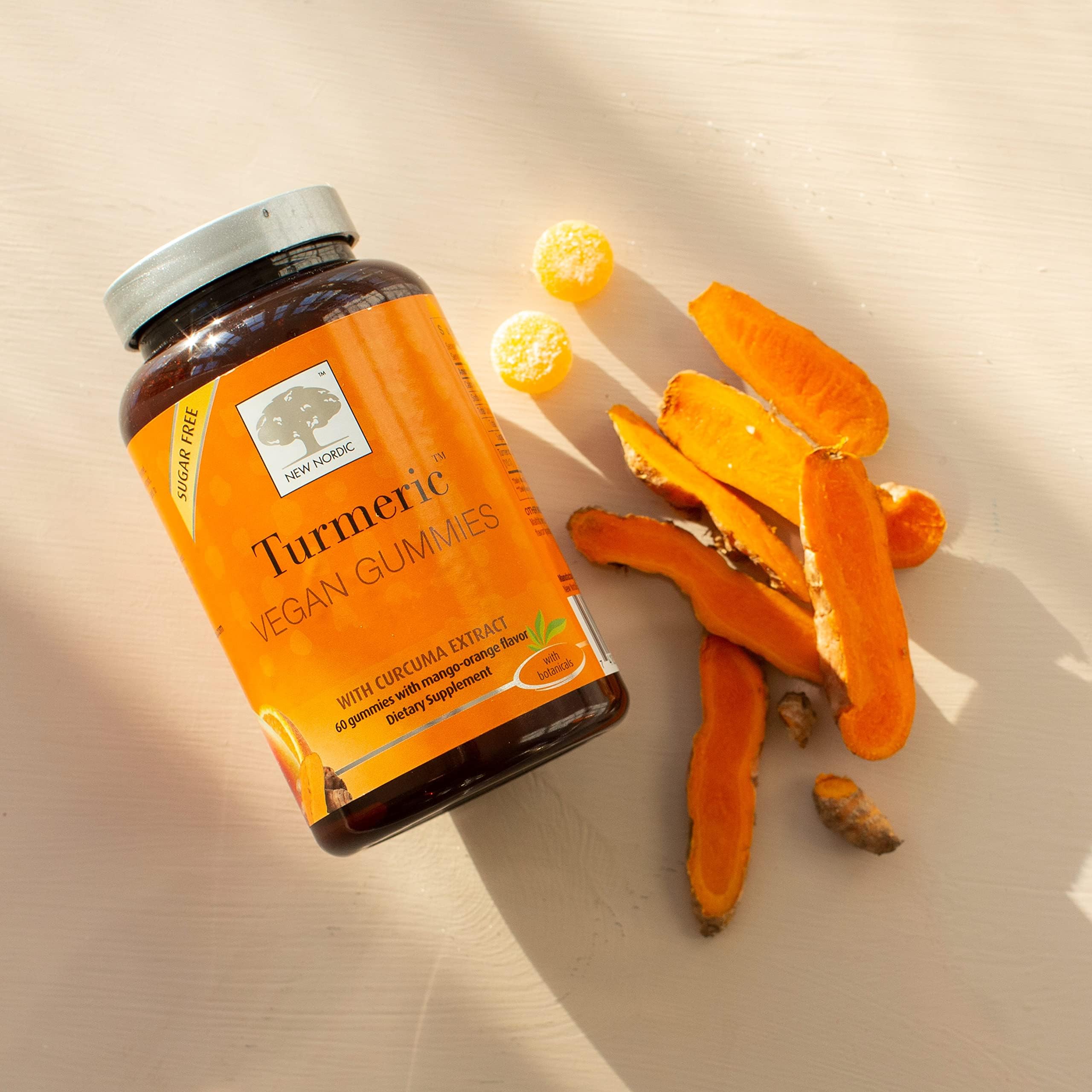 Scandinavian-made turmeric gummies product line