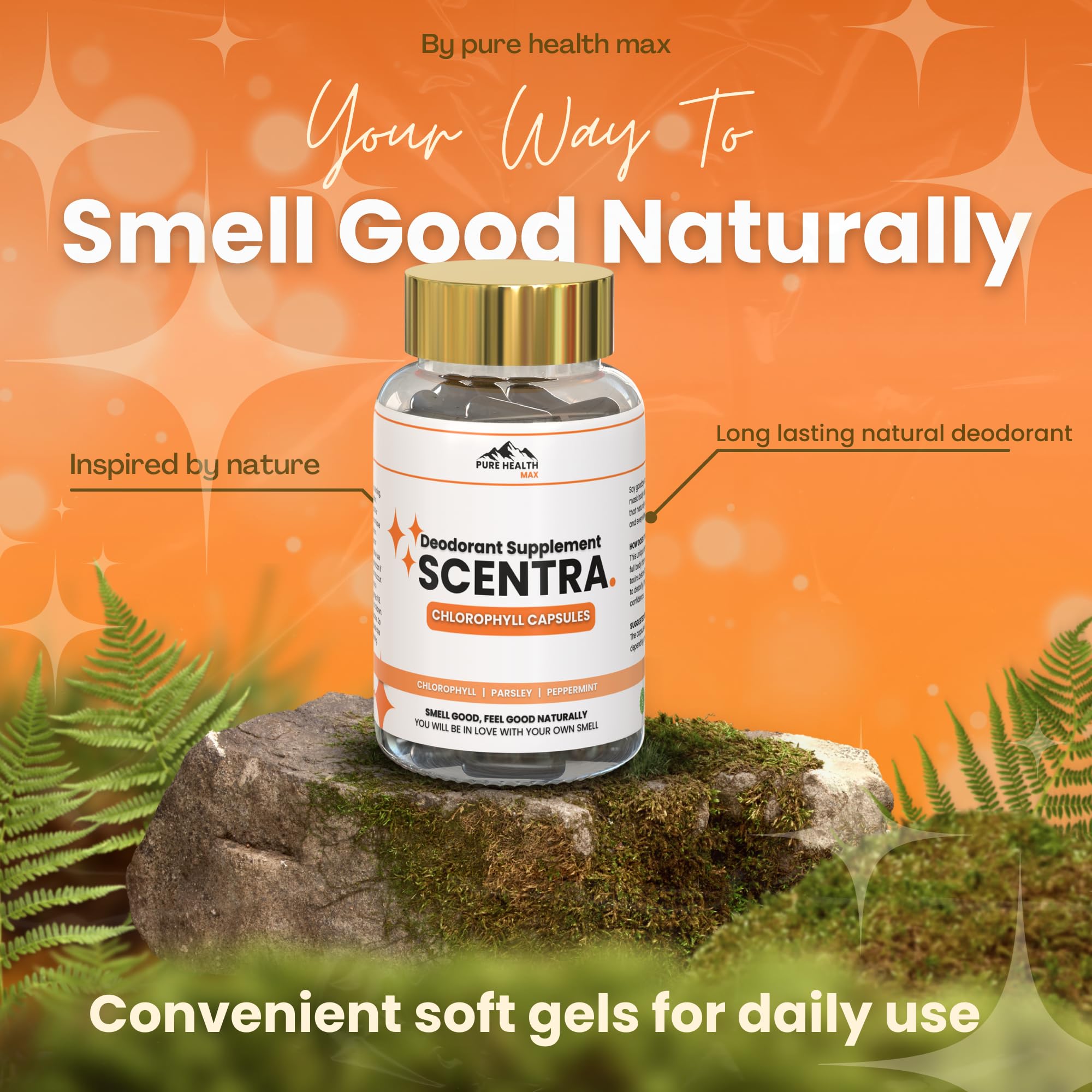 Marketing claims: natural odor defeat and long-lasting freshness