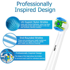 Soft DuPont Tynex bristles on Schallcare brush head