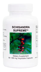 Supreme Nutrition Schisandra Supreme bottle with 90 vegetarian capsules