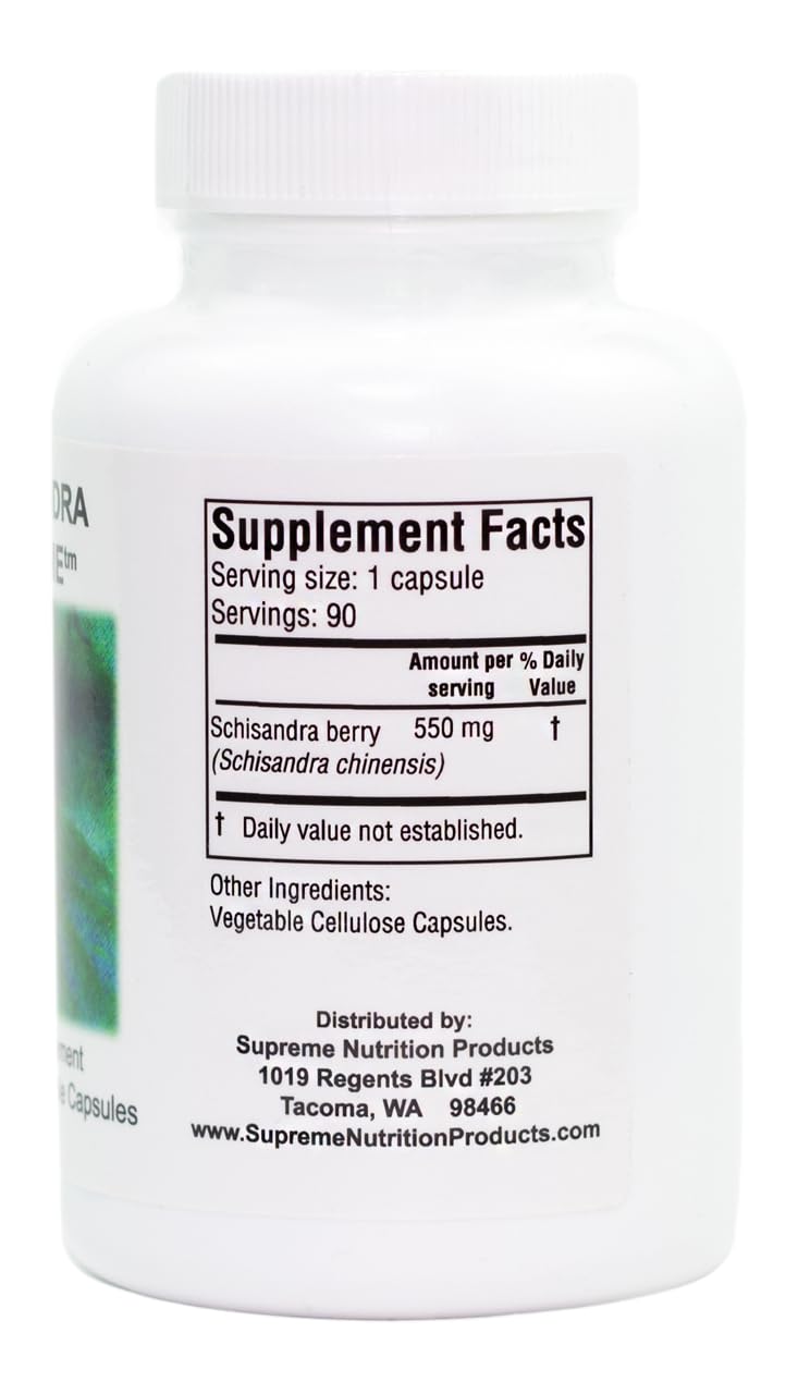 Schisandra Supreme product label