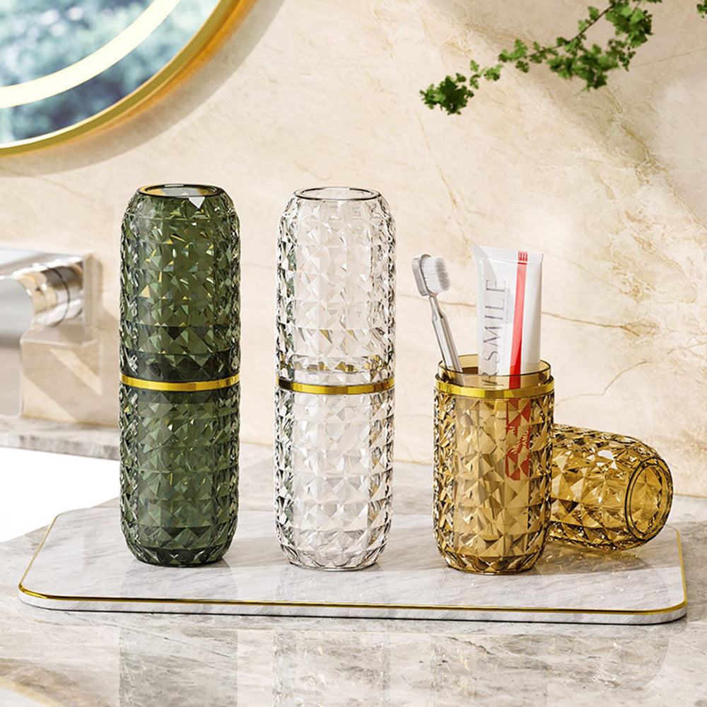 Travel toothbrush case for school, camping, and business trips