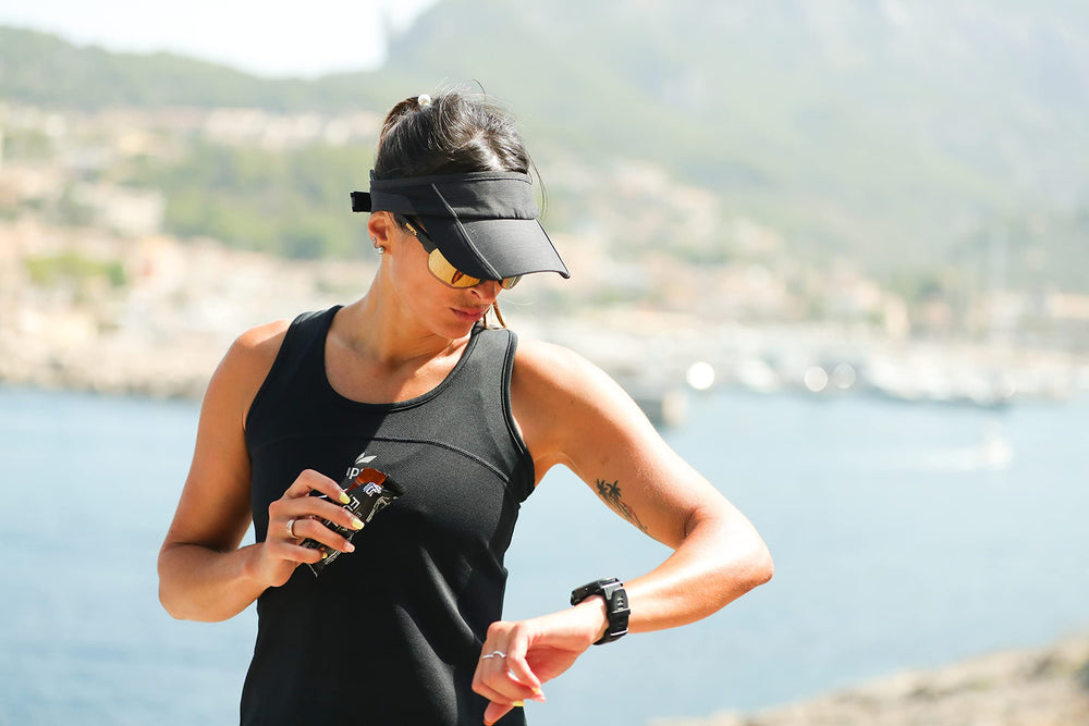 Science in Sport Beta Fuel lemon chews closeup highlights convenient energy on the go.