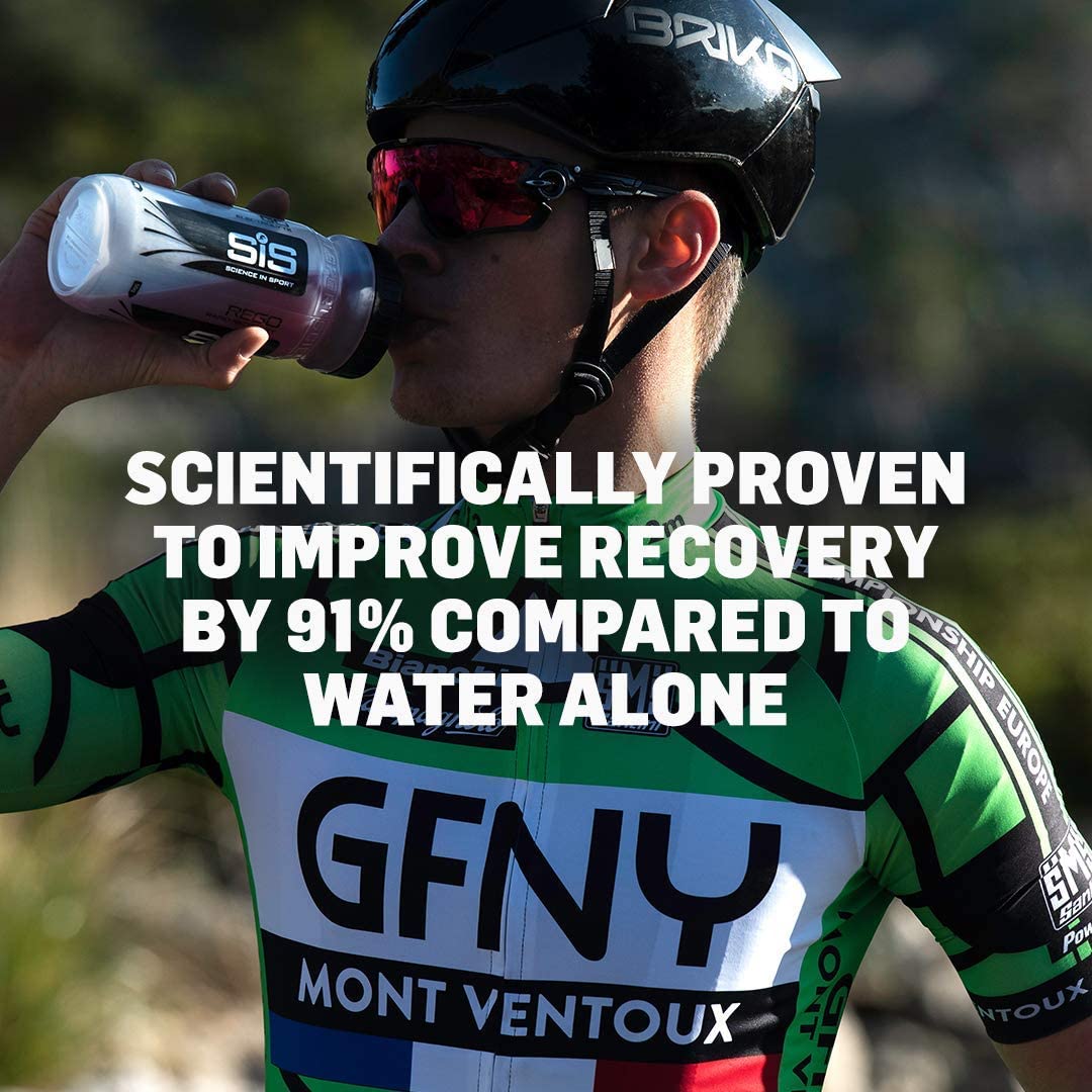 Cycling bottle with pink grapefruit Hydro Electrolyte tablet for hydration