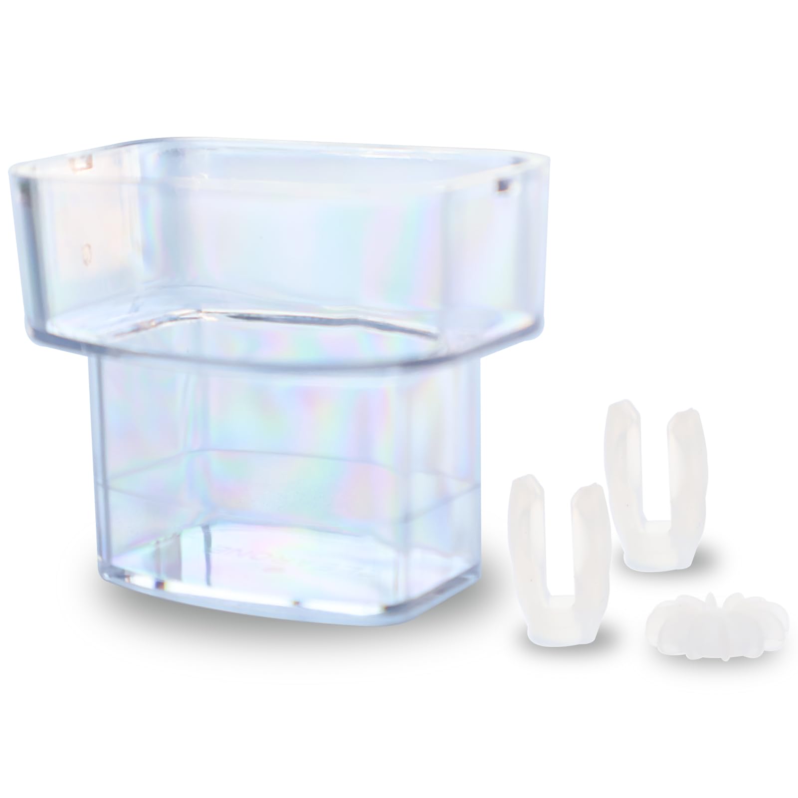 3-in-1 scleral lens cleaner GV Pro/Plus with hydrogen peroxide cup for RGB/OK lenses – portable travel